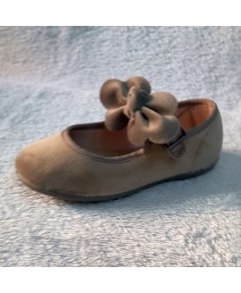 Туфлі для дівчинки кава з молоком