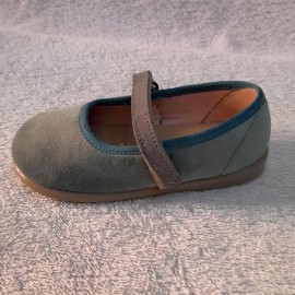 Туфлі для дівчинки оливкові