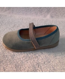 Туфлі для дівчинки оливкові