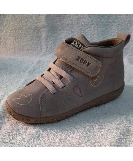 Черевикидля хлопчика сірі з вишитим малюнком